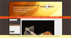 Desktop Screenshot of flintknapper.at
